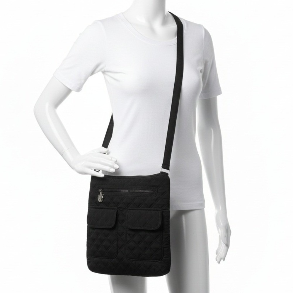 Vera Bradley Black Quilted Crossbody Bag